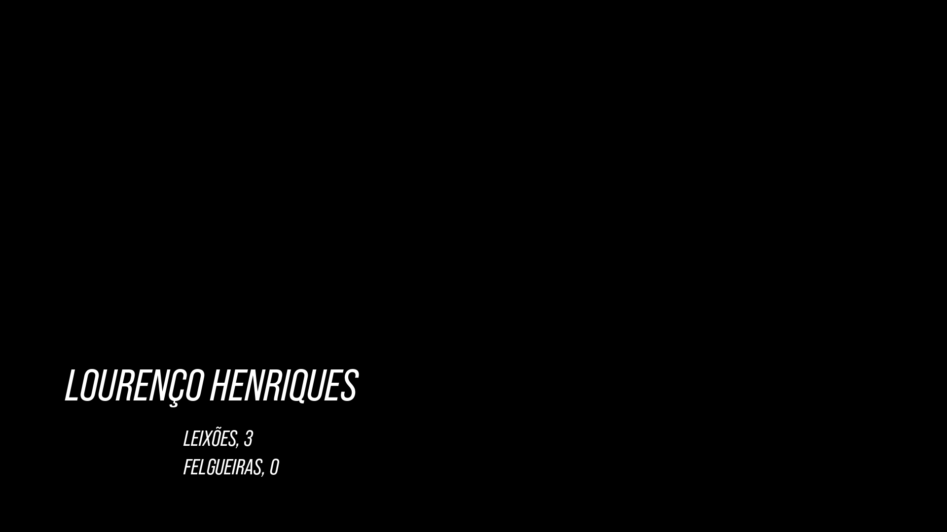Flash Interview Loureno Henriques (Leixes)