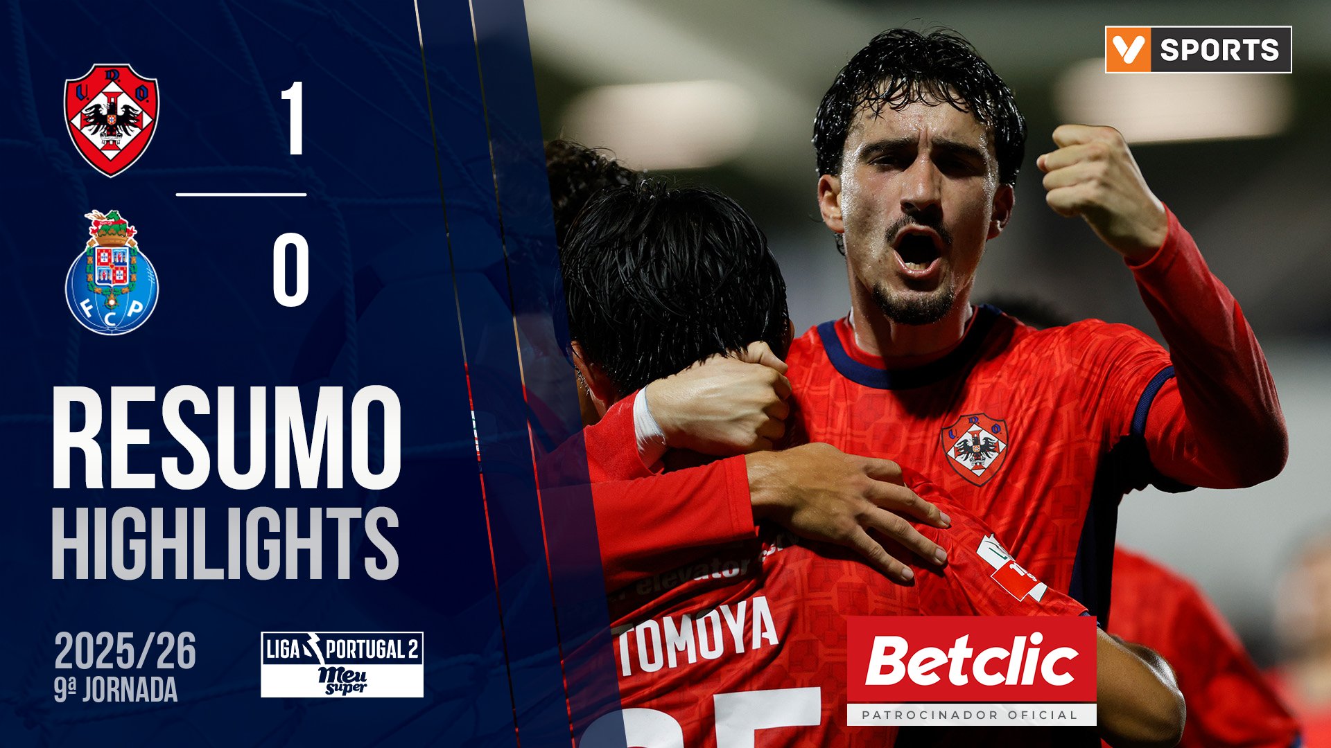 Liga Meu Super (9ª Jornada): Resumo Oliveirense 1-0 FC Porto B