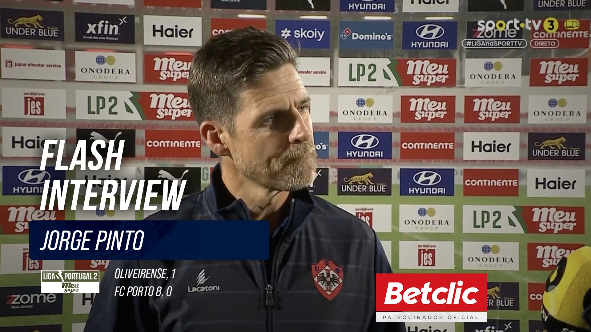 Flash Interview Jorge Pinto (Oliveirense)