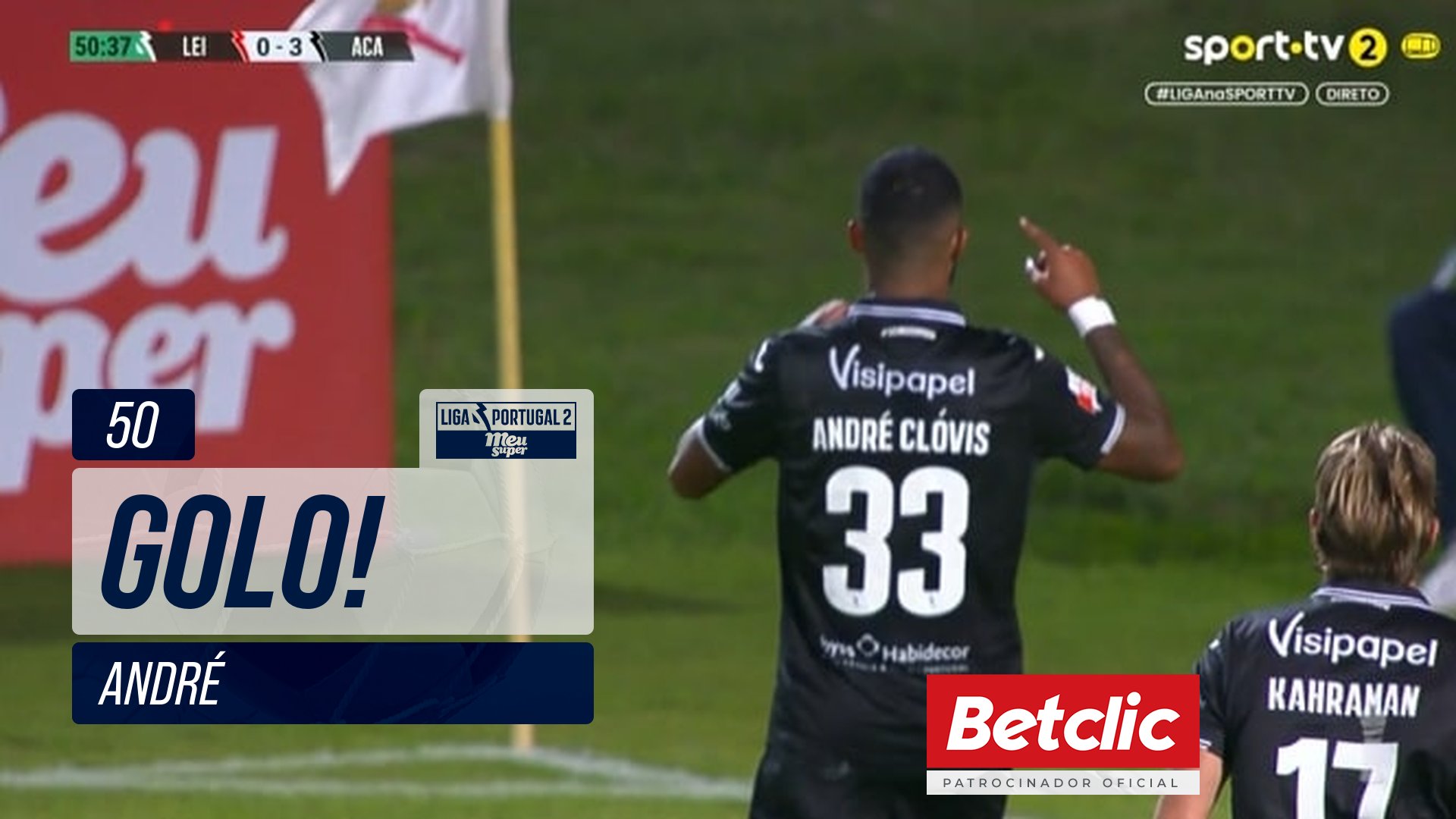 GOLO! Académico, André aos 50', Leixões 0-3 Académico