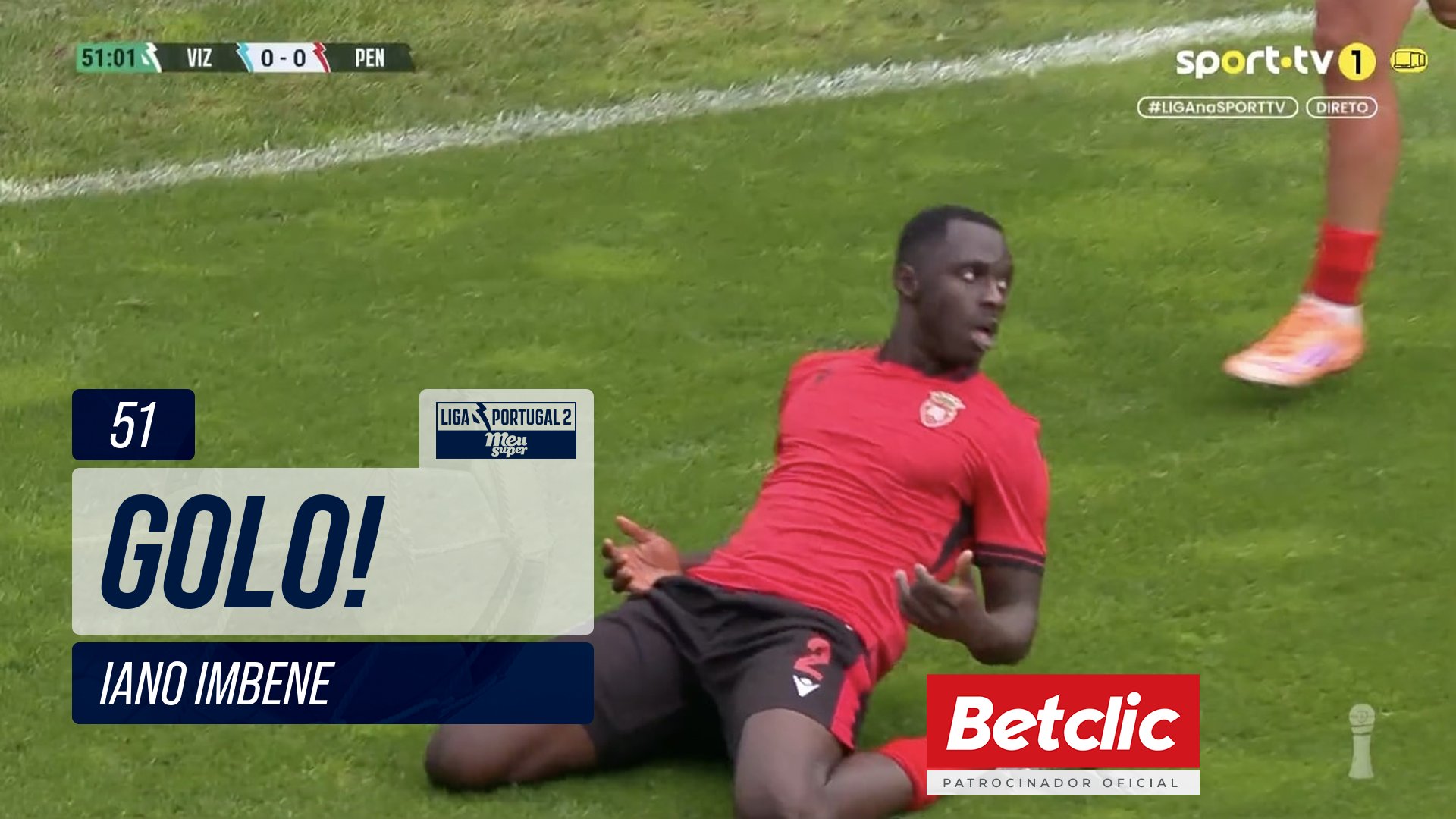 GOLO! Penafiel, Iano Imbene aos 51', Vizela 0-1 Penafiel