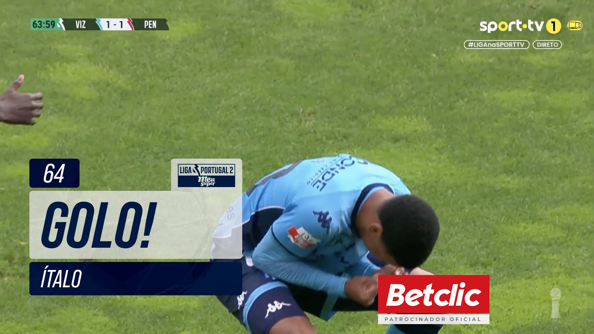 GOLO! Vizela, Ítalo aos 64', Vizela 1-1 Penafiel