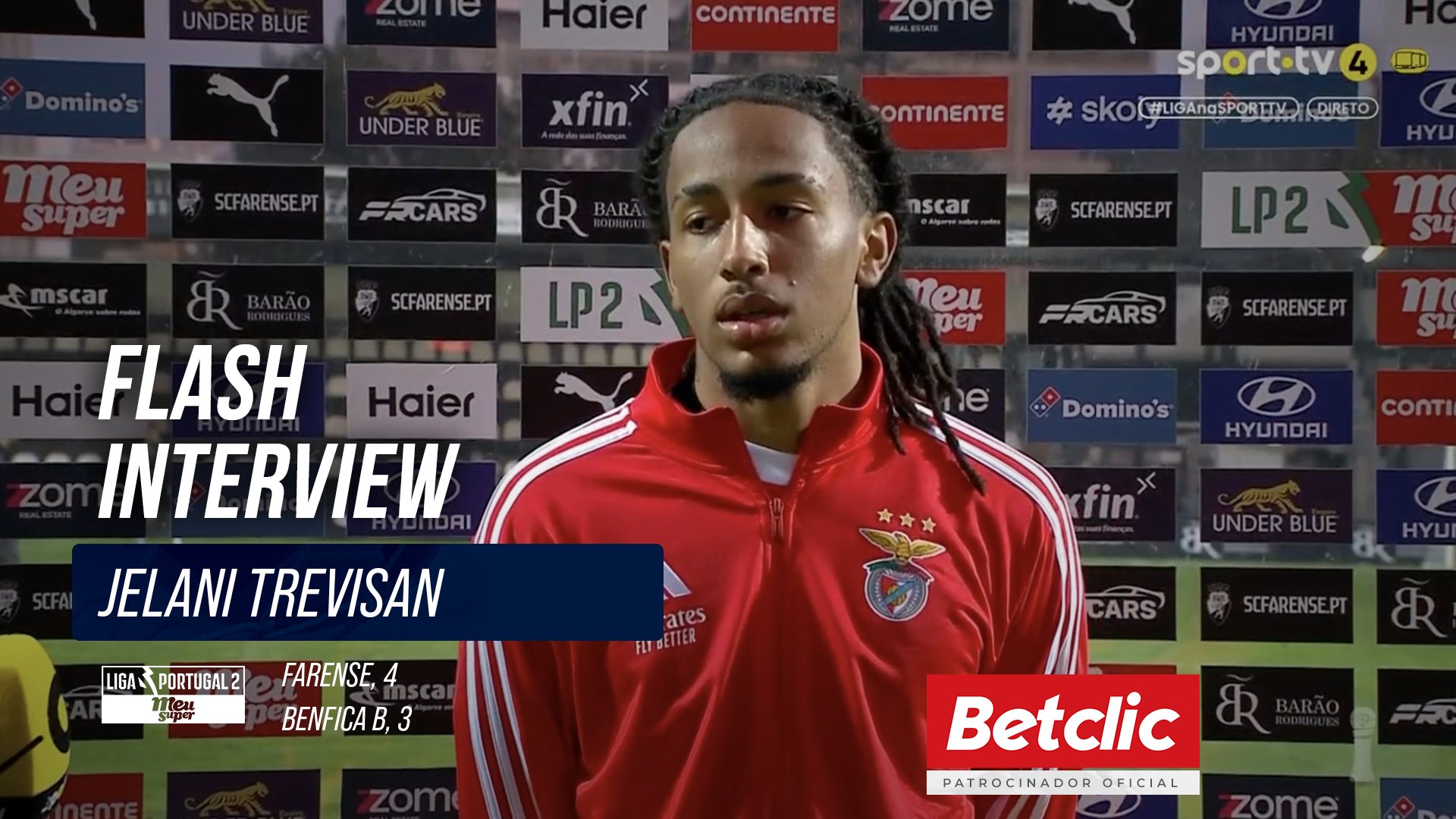 Flash Interview Jelani Trevisan (Benfica B)