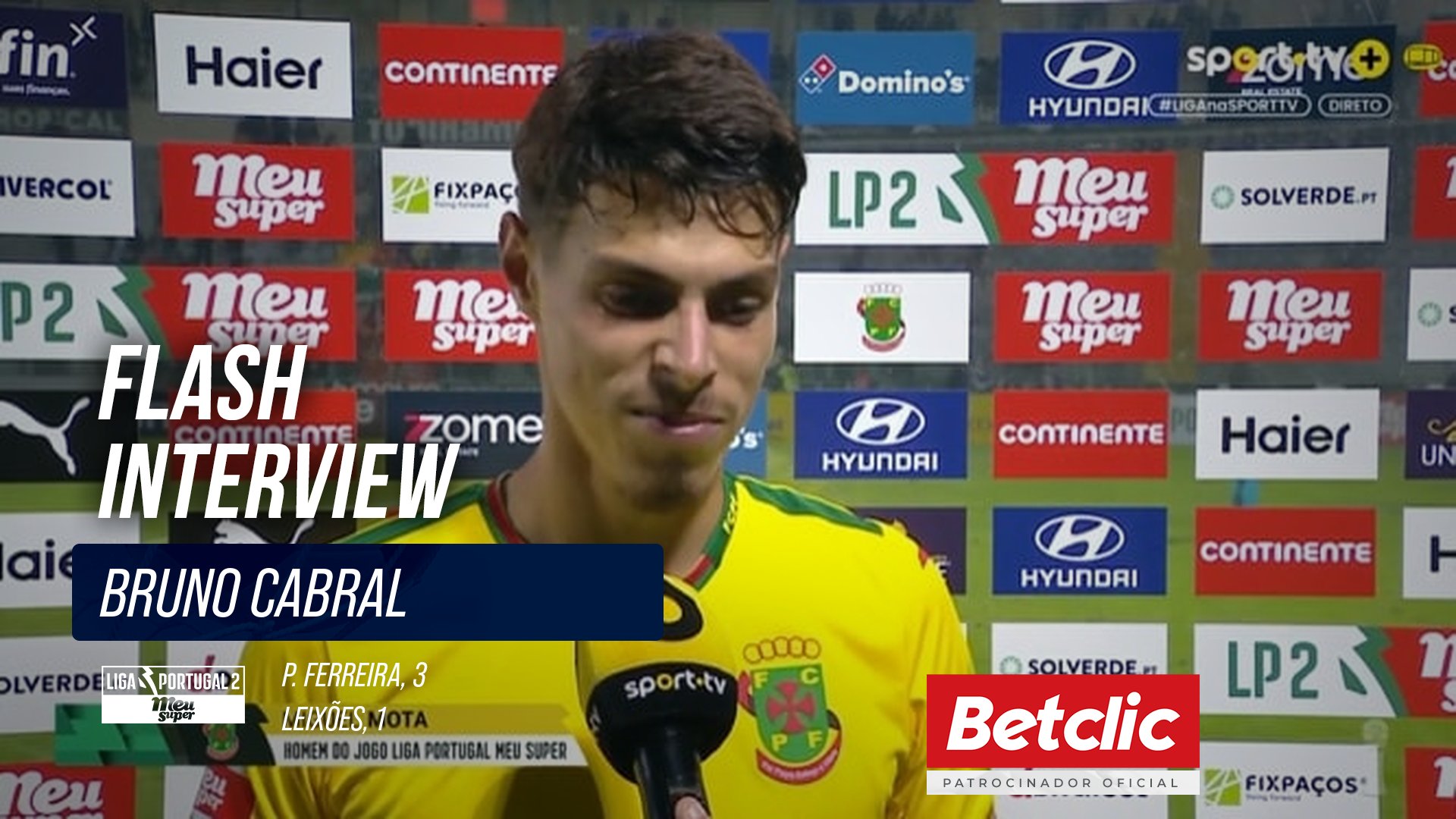 Flash Interview Bruno Cabral (P.Ferreira)