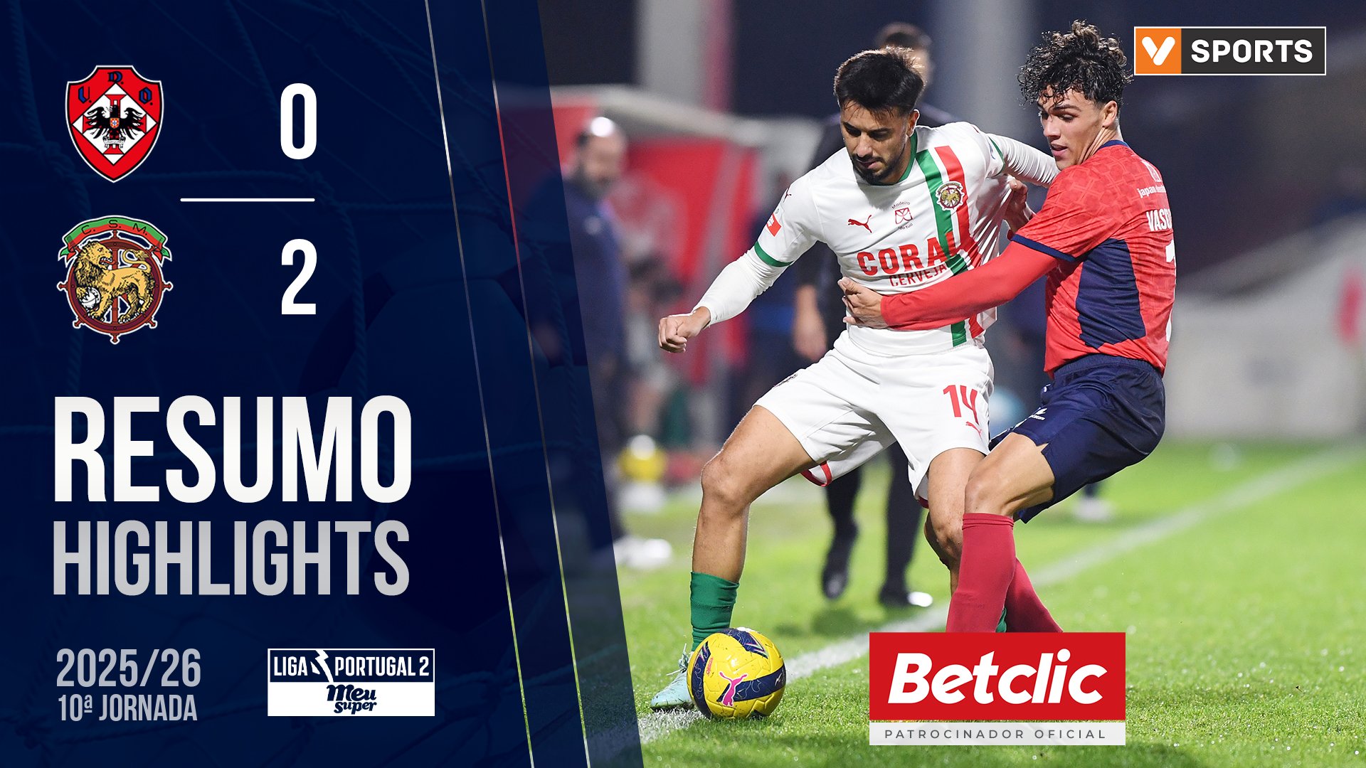 Liga Meu Super (10ª Jornada): Resumo Oliveirense 0-2 Marítimo