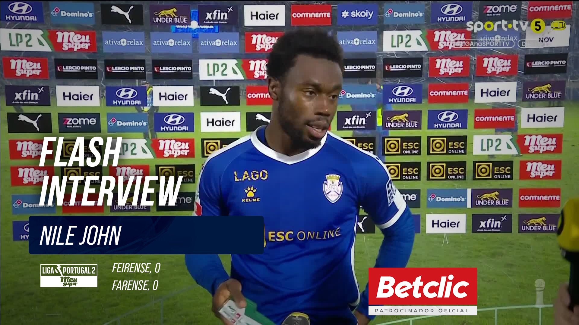 Flash Interview Nile John (Feirense)