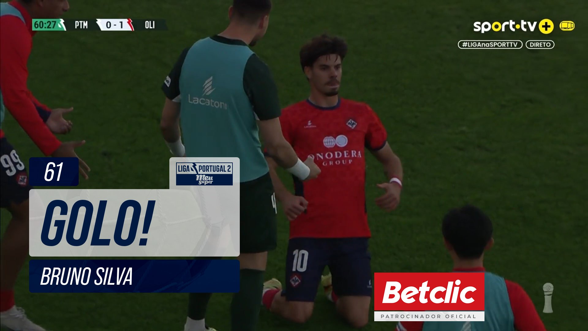 GOLO! Oliveirense, Bruno Silva aos 61', Portimonense 0-1 Oliveirense