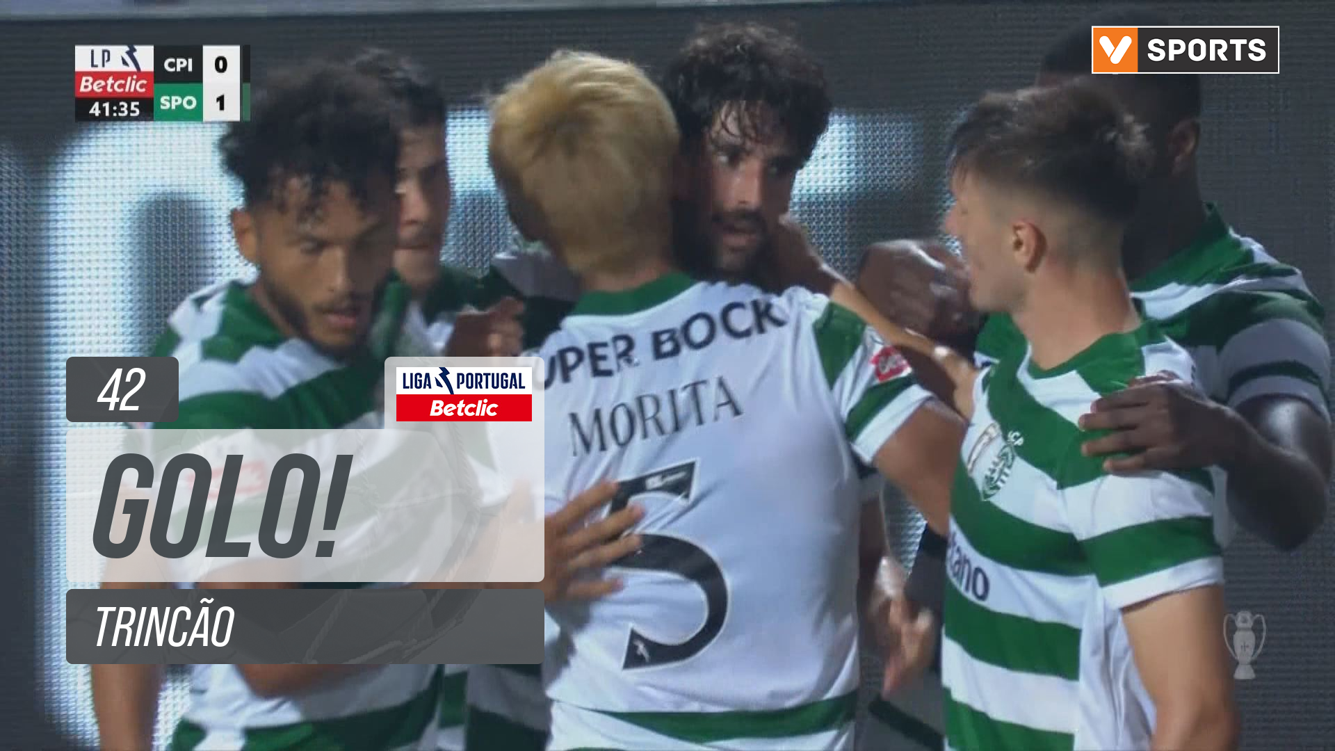 Casa Pia X Sporting - Sporting, Golo, Trincão, 42m, 0-1