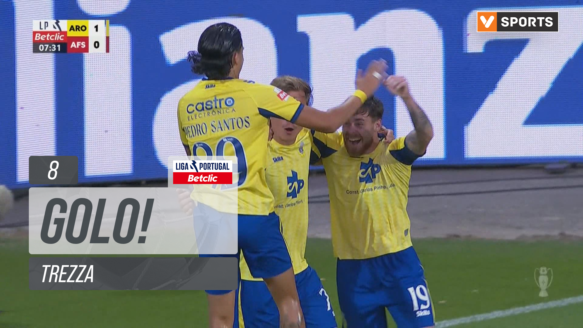 Arouca X AVS - Arouca, Golo, Trezza, 8m, 1-0