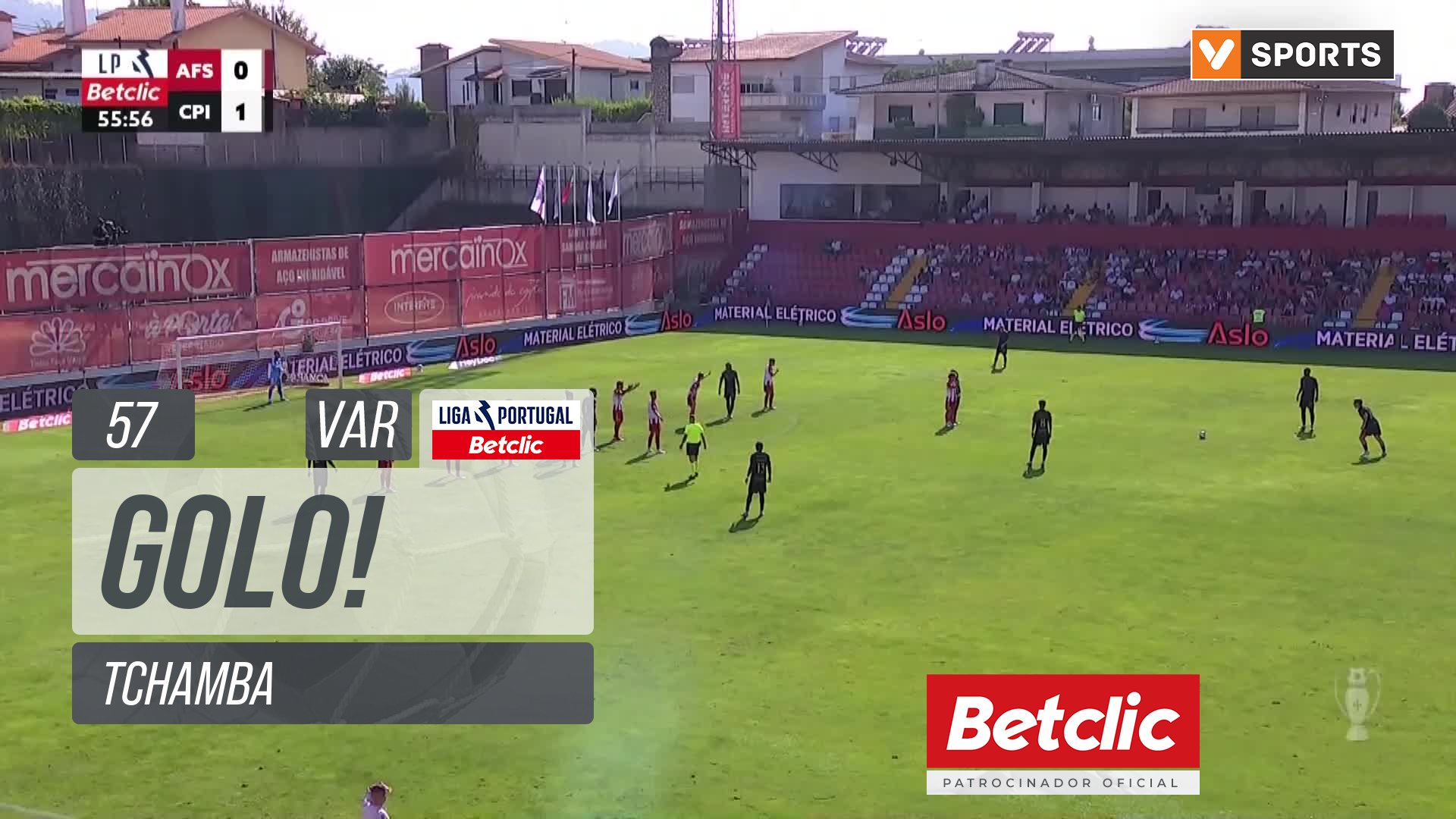 AVS X Casa Pia - Casa Pia, Golo, Tchamba (VAR), 57m, 0-2