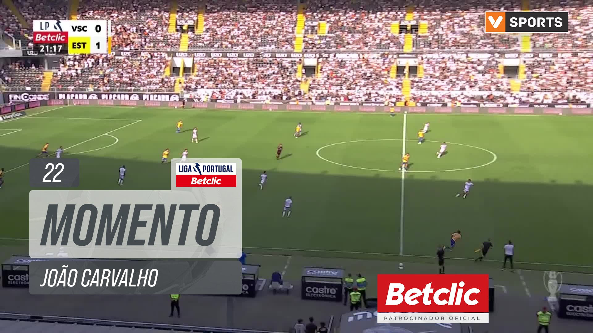 Estoril, Jogada, João Carvalho aos 22'