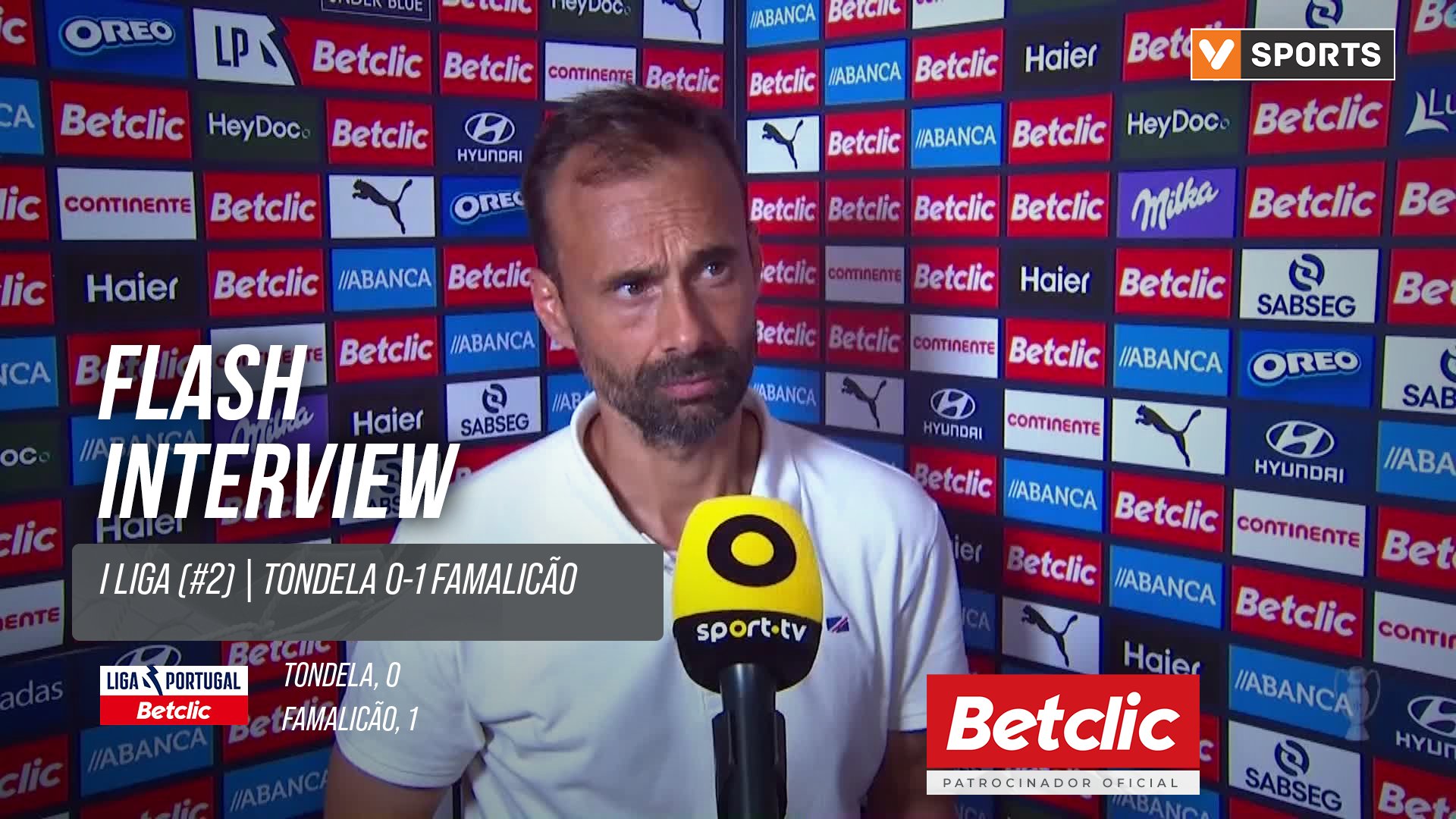 I Liga (#2) | Tondela 0-1 Famalicão: Flash Interview Hugo Oliveira