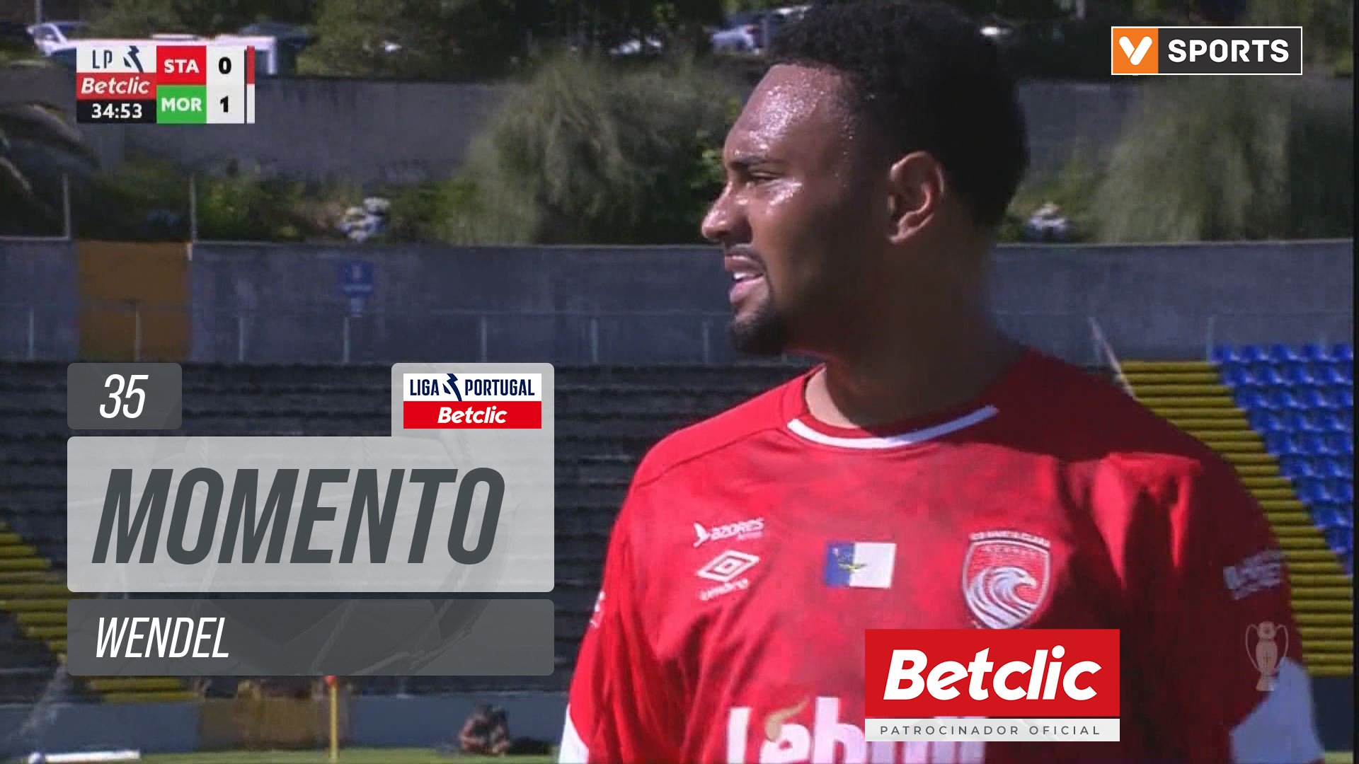 Santa Clara, Jogada, Wendel aos 35'