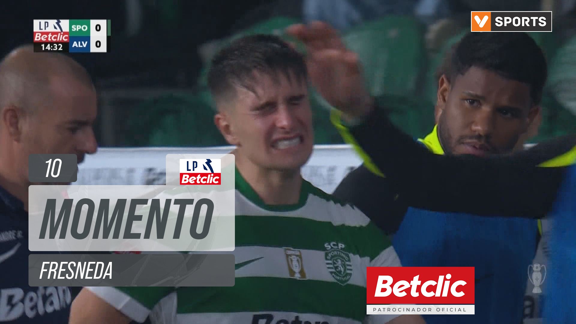 Sporting, Jogada, Fresneda aos 10'