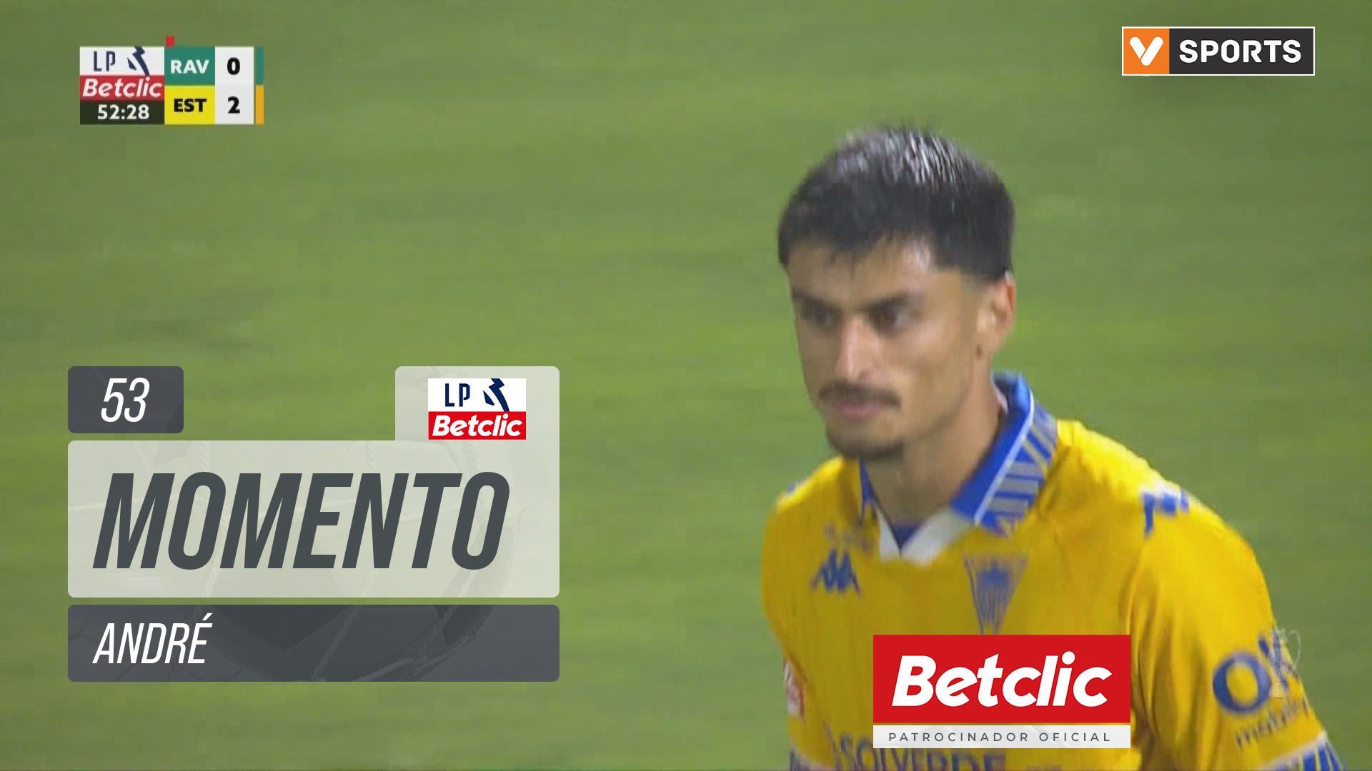 Estoril, Jogada, André aos 53'