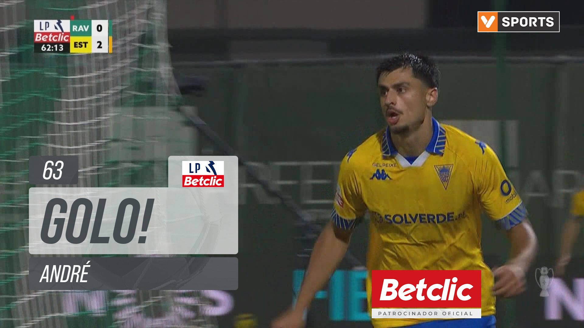 GOLO! Estoril, André aos 63', Rio Ave 0-3 Estoril