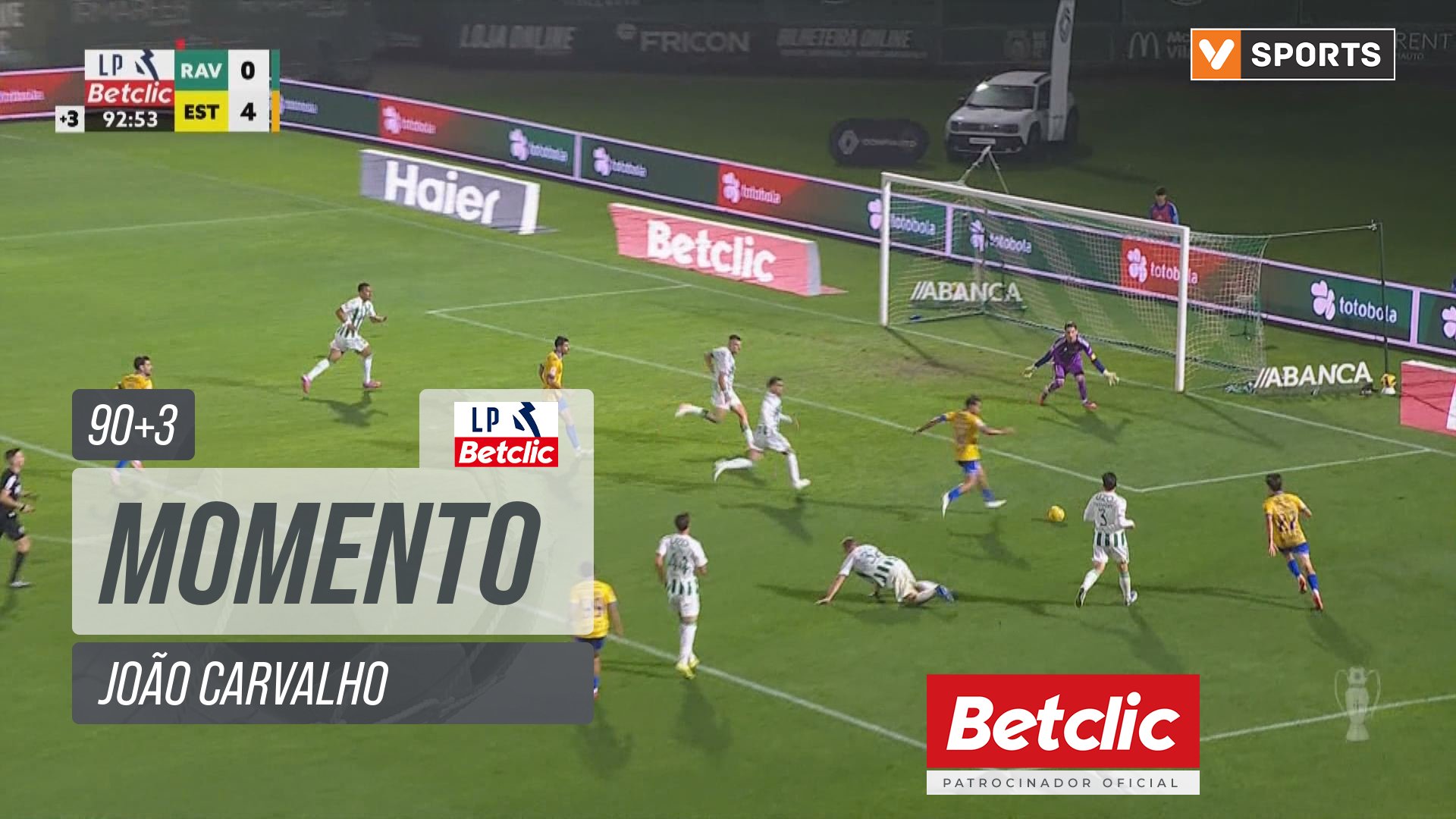 Estoril, Jogada, João Carvalho aos 90'+3'