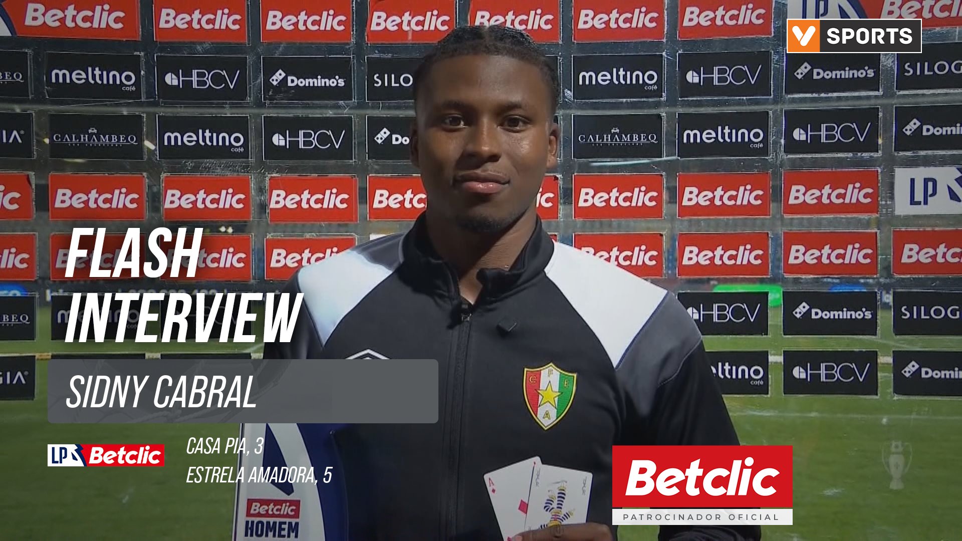 I Liga (#10) | Casa Pia 3-5 Estrela Amadora: Flash Interview Sidny Cabral