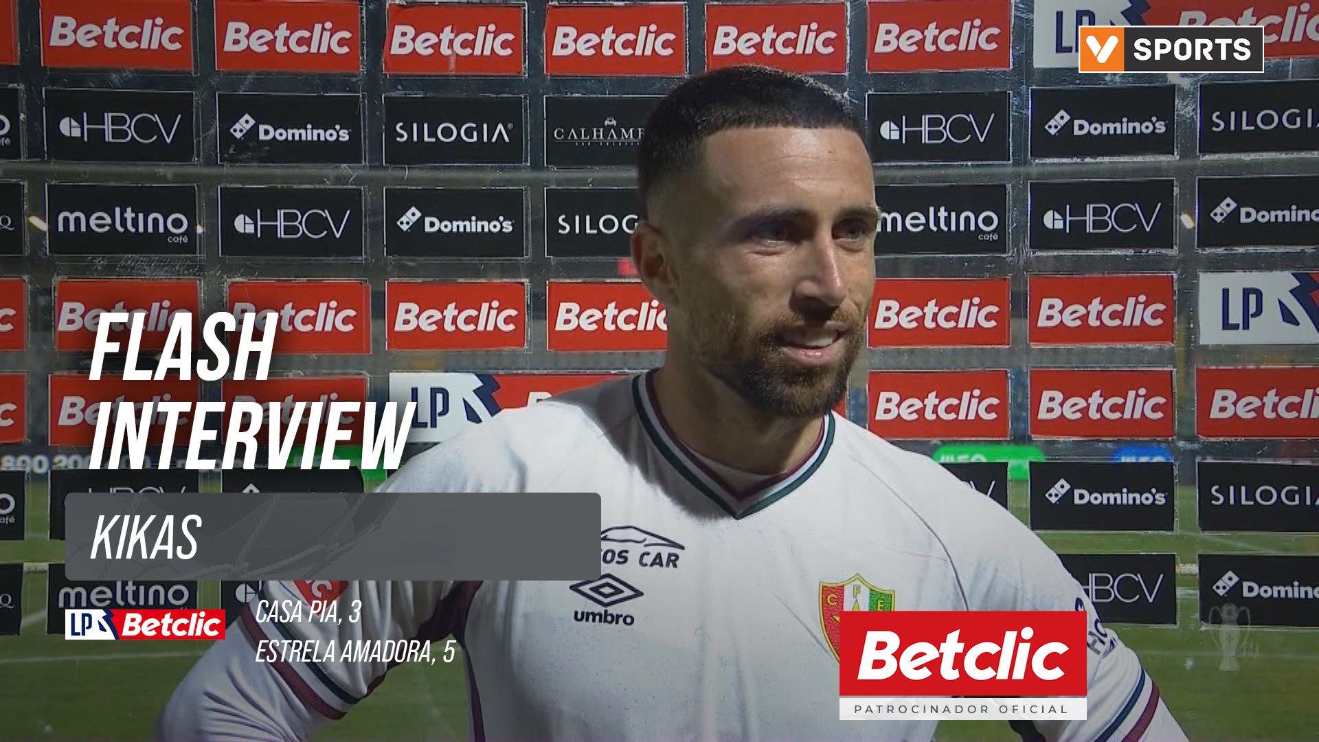 I Liga (#10) | Casa Pia 3-5 Estrela Amadora: Flash Interview Kikas