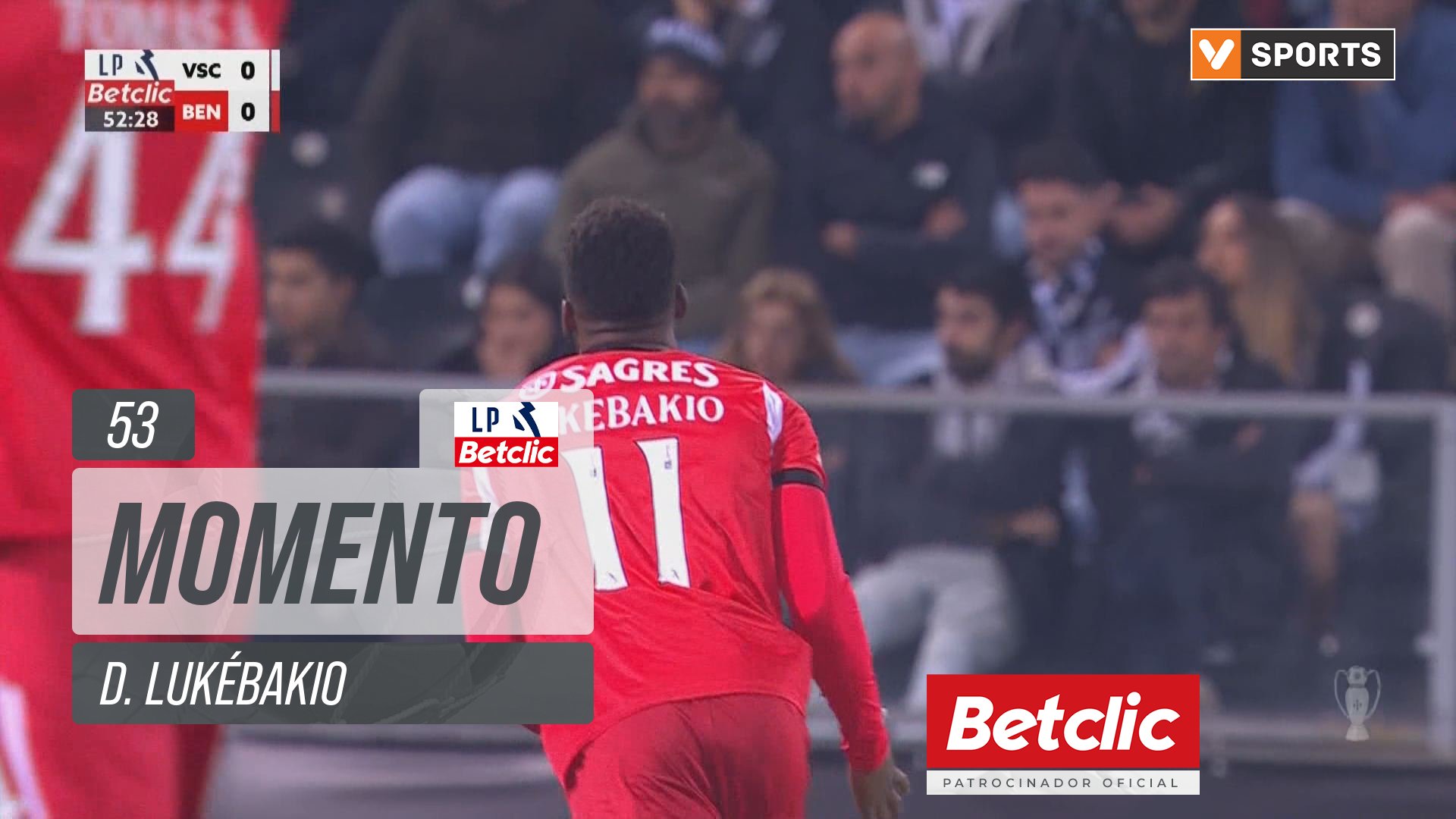 Benfica, Jogada, D. Lukébakio aos 53'