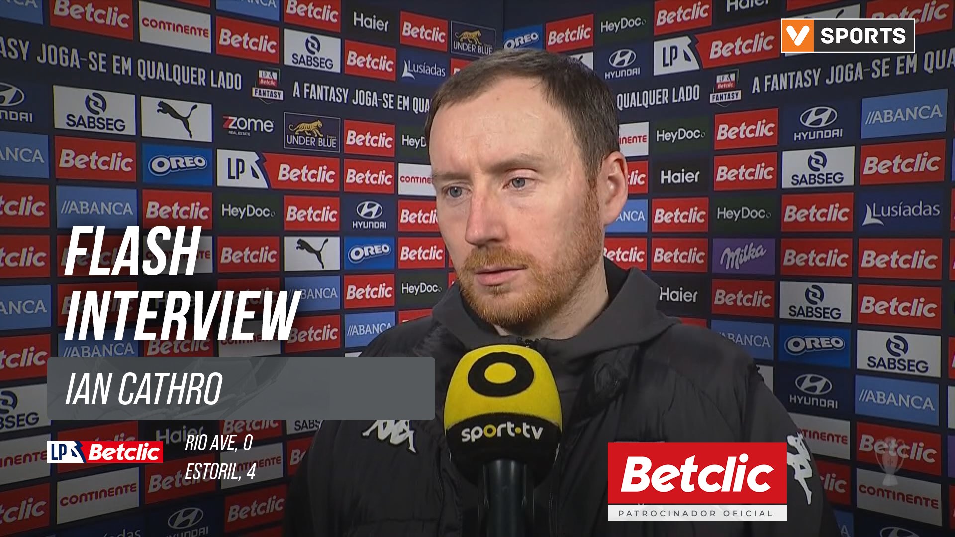 I Liga (#10) | Rio Ave 0-4 Estoril: Flash Interview Ian Cathro