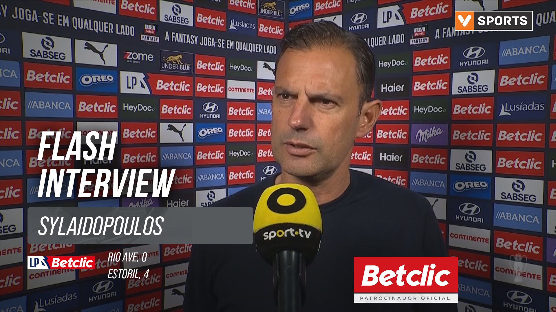 I Liga (#10) | Rio Ave 0-4 Estoril: Flash Interview Sylaidopoulos