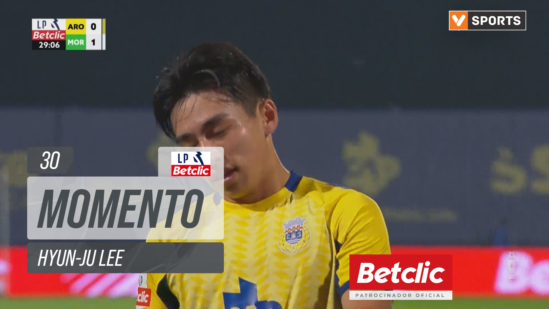 Arouca, Jogada, Hyun-Ju Lee aos 30'