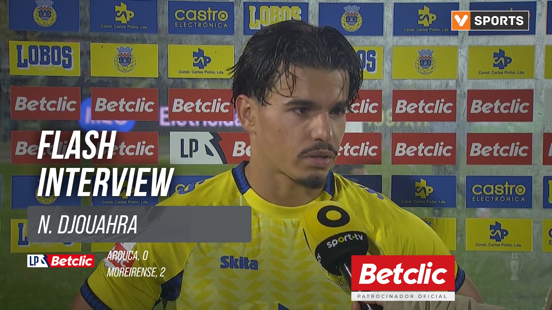 I Liga (#10) | Arouca 0-2 Moreirense: Flash Interview N. Djouahra