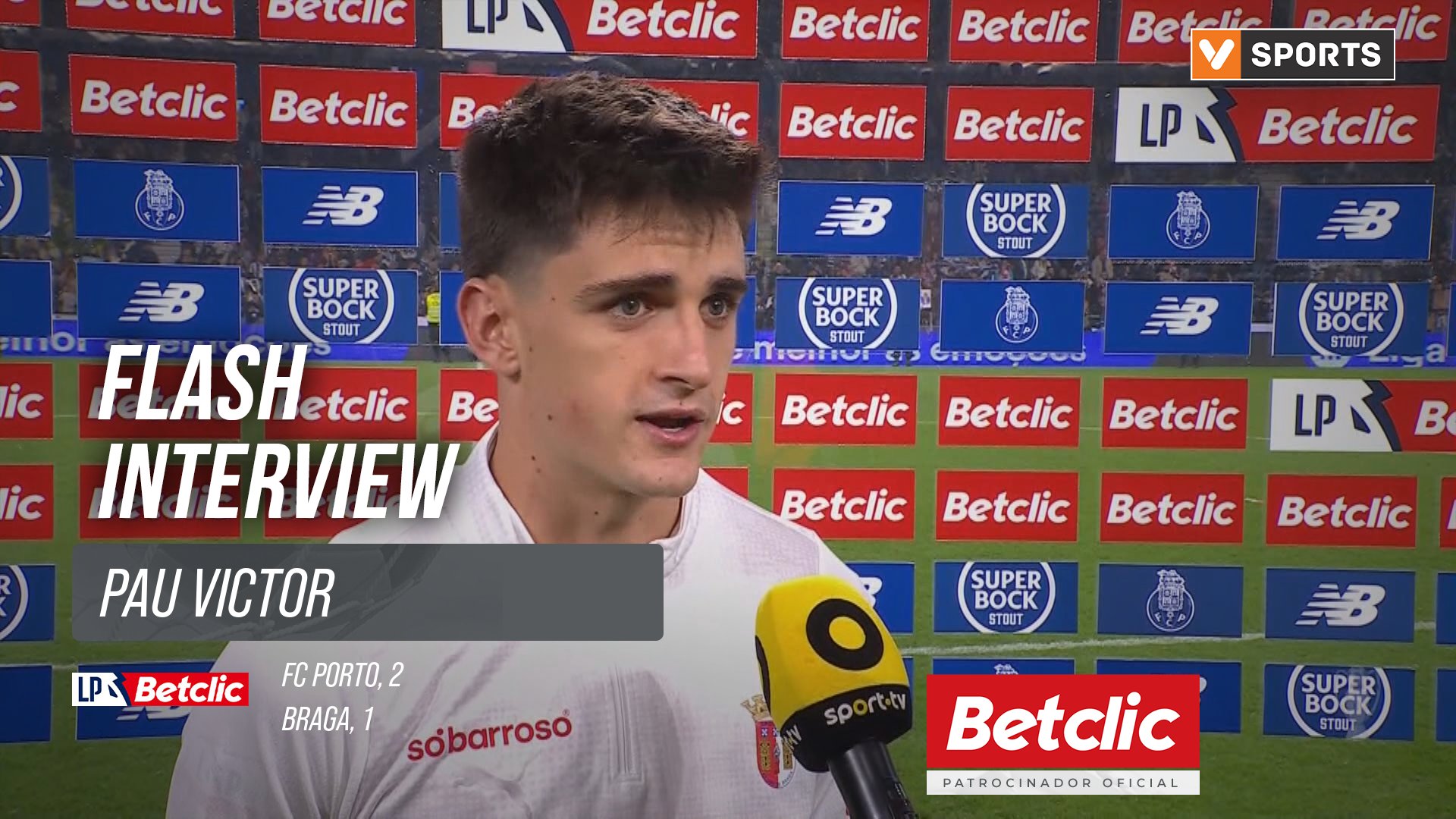 I Liga (#10) | FC Porto 2-1 Braga: Flash Interview Pau Victor