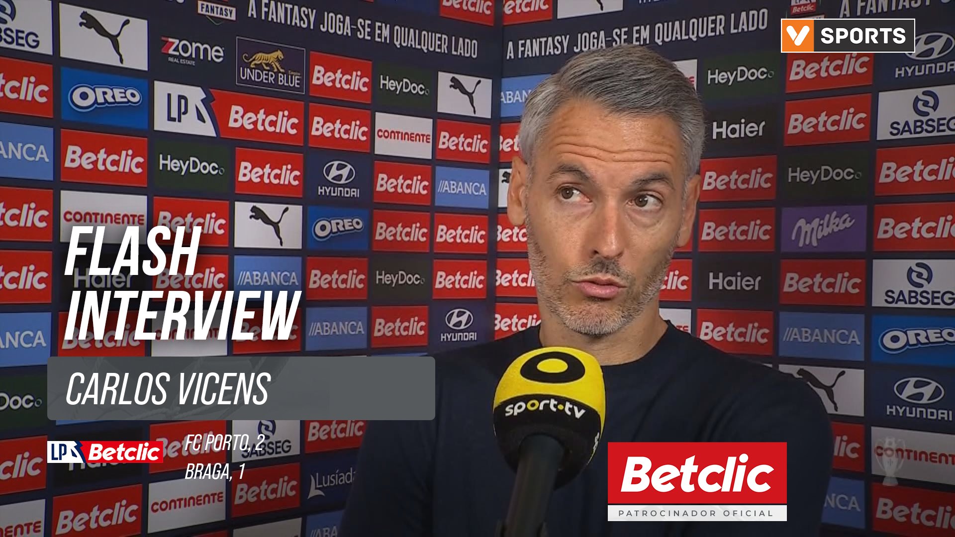 I Liga (#10) | FC Porto 2-1 Braga: Flash Interview Carlos Vicens