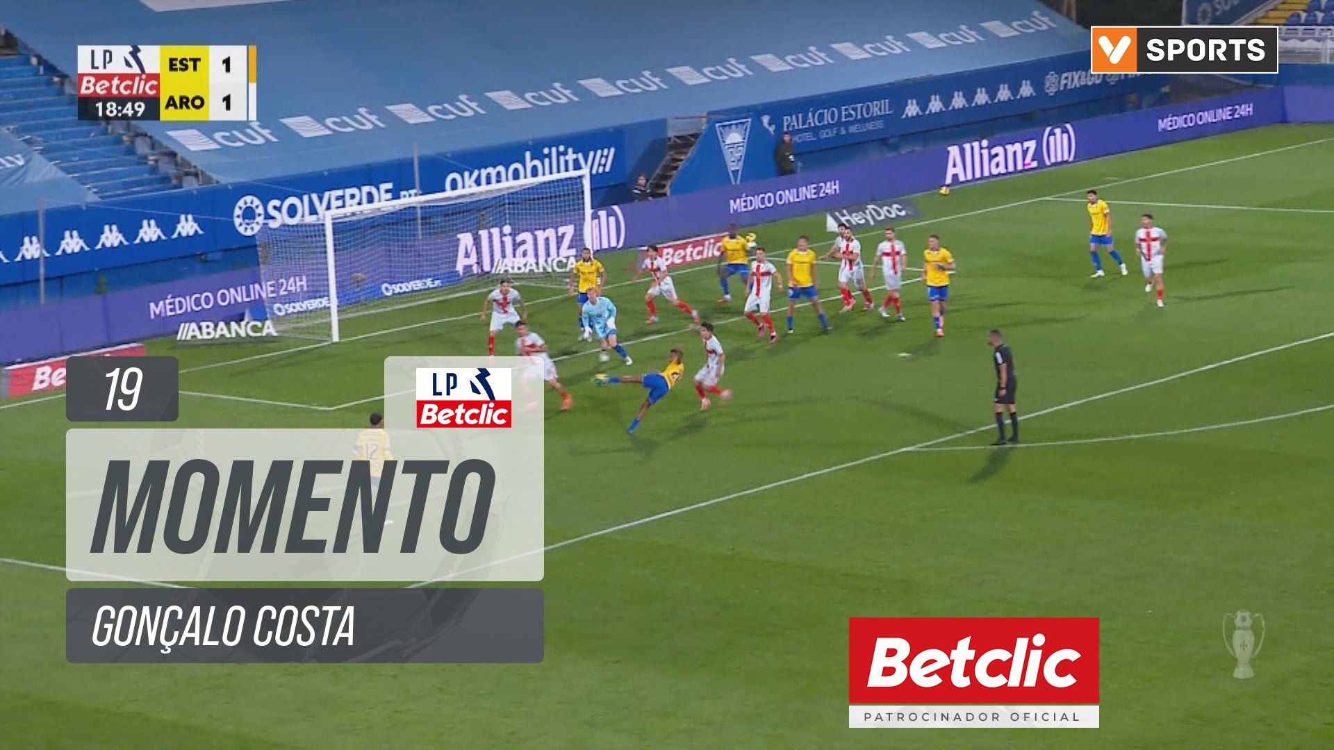 Estoril, Jogada, Gonçalo Costa aos 19'