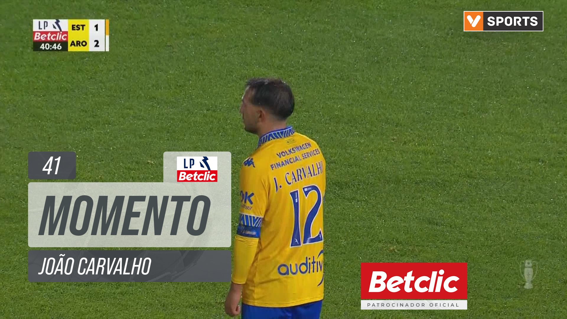 Estoril, Jogada, João Carvalho aos 41'