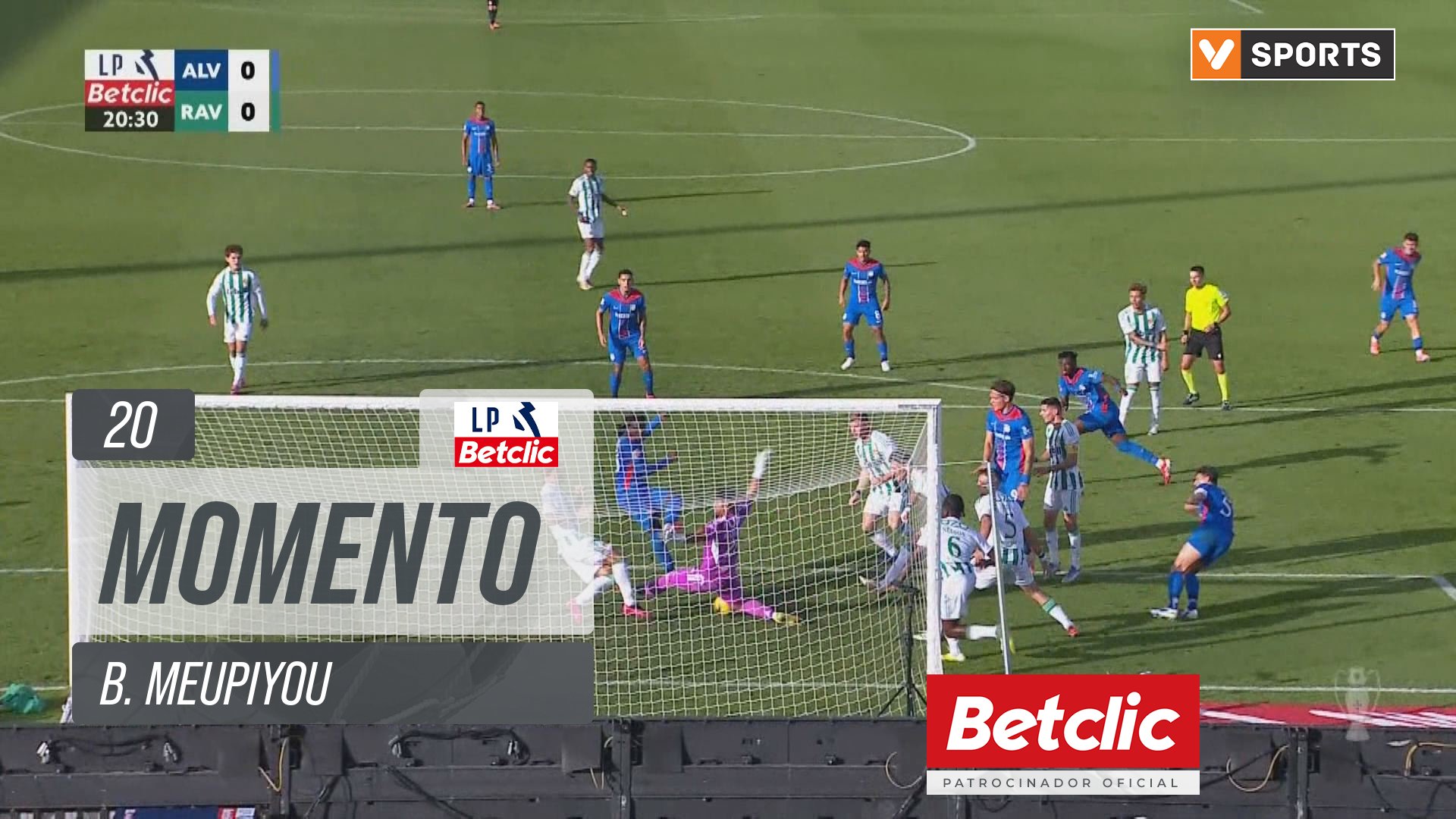 Alverca, Jogada, B. Meupiyou aos 20'