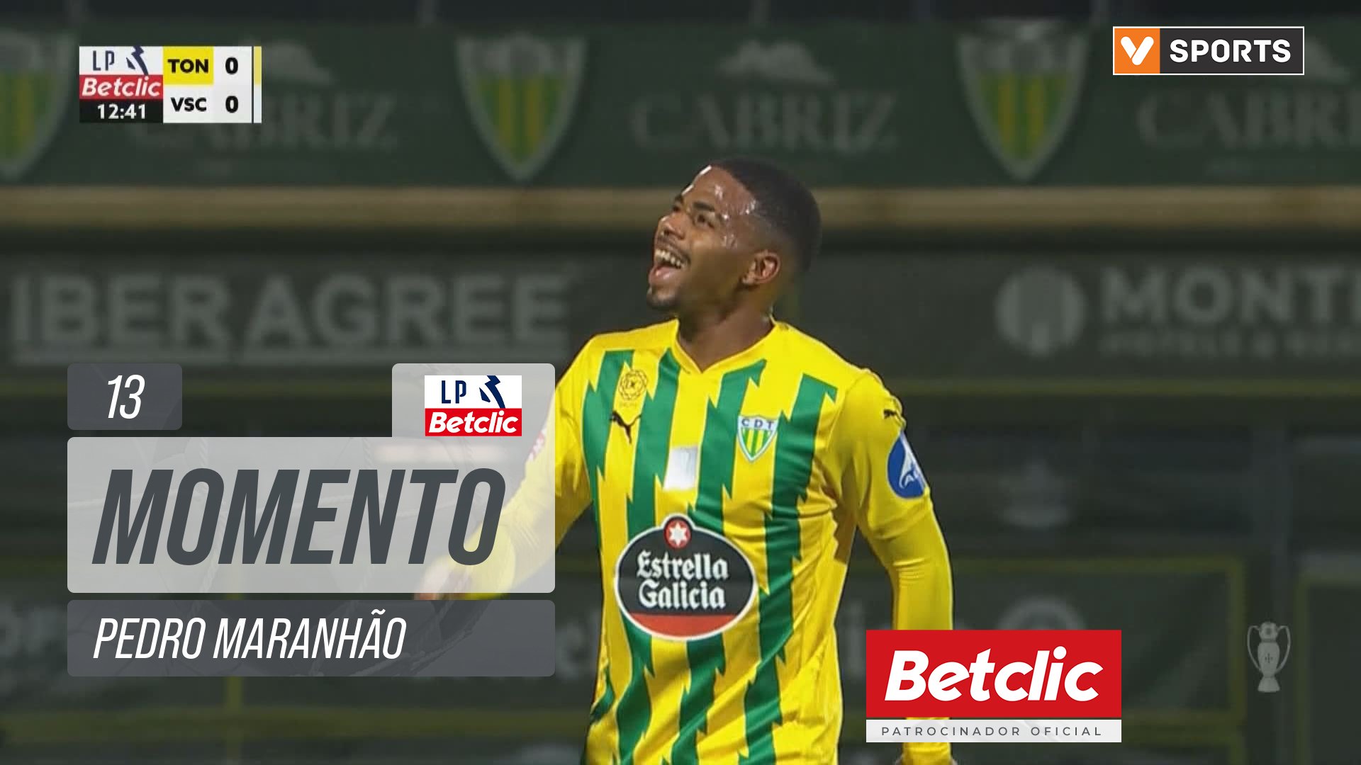 Tondela, Jogada, Pedro Maranhão aos 13'