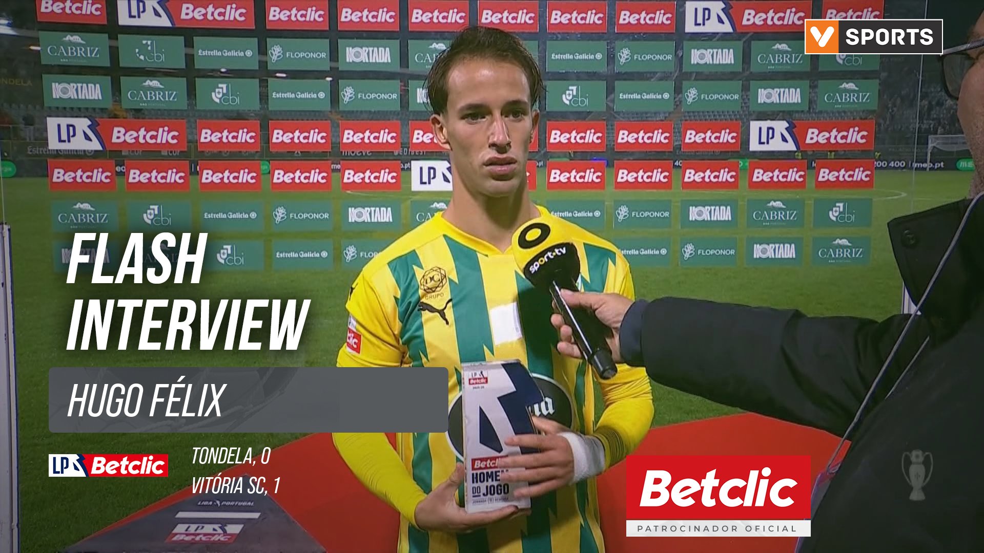 I Liga (#11) | Tondela 0-1 Vitória SC: Flash Interview Hugo Félix