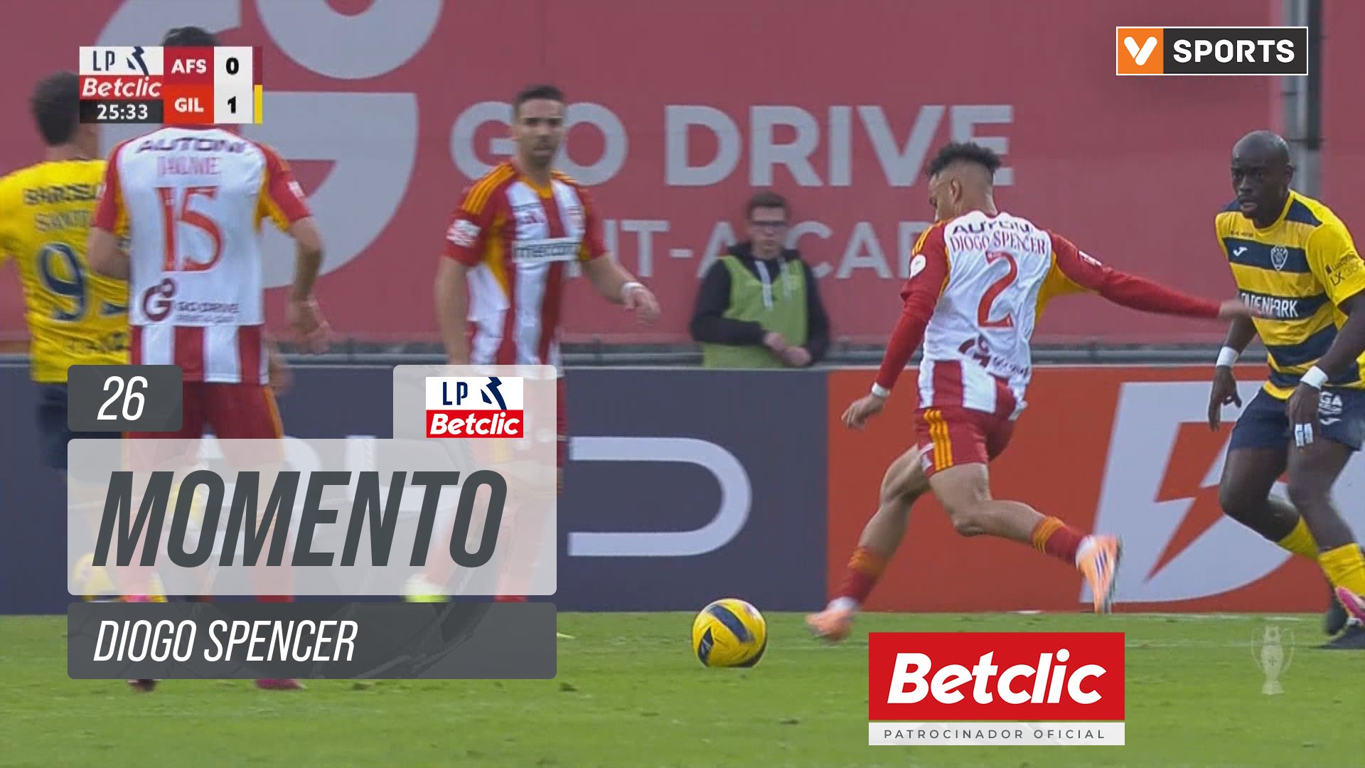 AVS, Jogada, Diogo Spencer aos 26'