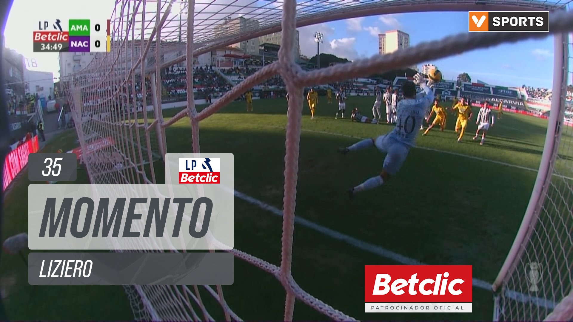 Nacional, Jogada, Liziero aos 35'