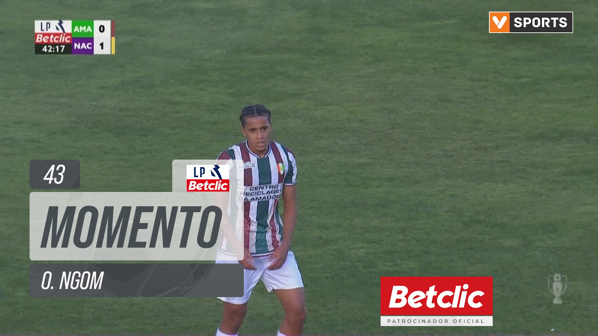 Estrela Amadora, Jogada, O. Ngom aos 43'