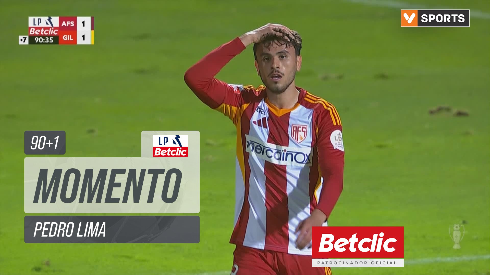 AVS, Jogada, Pedro Lima aos 90'+1'