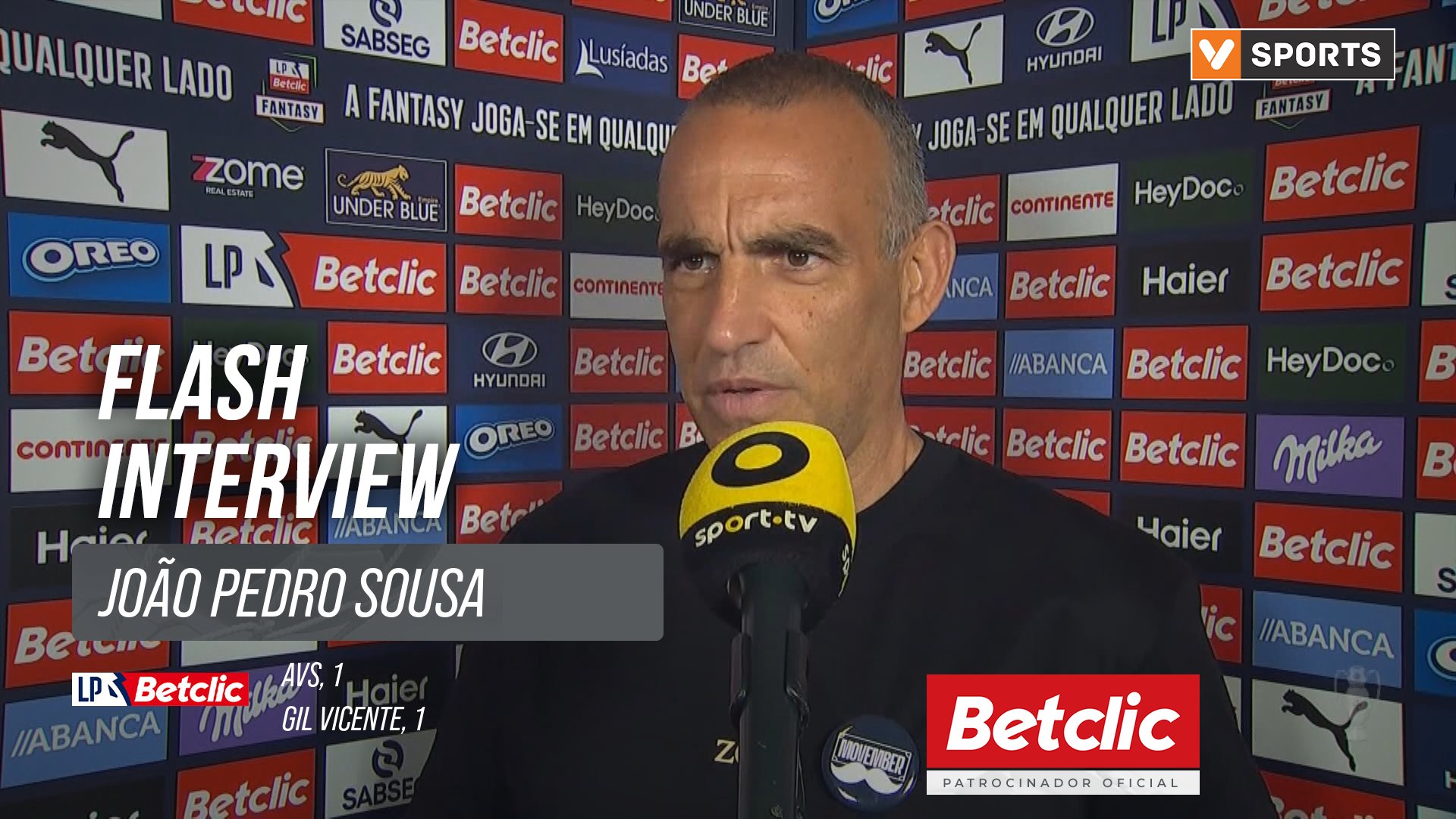 I Liga (#11) | AVS 0-0 Gil Vicente: Flash Interview João Pedro Sousa