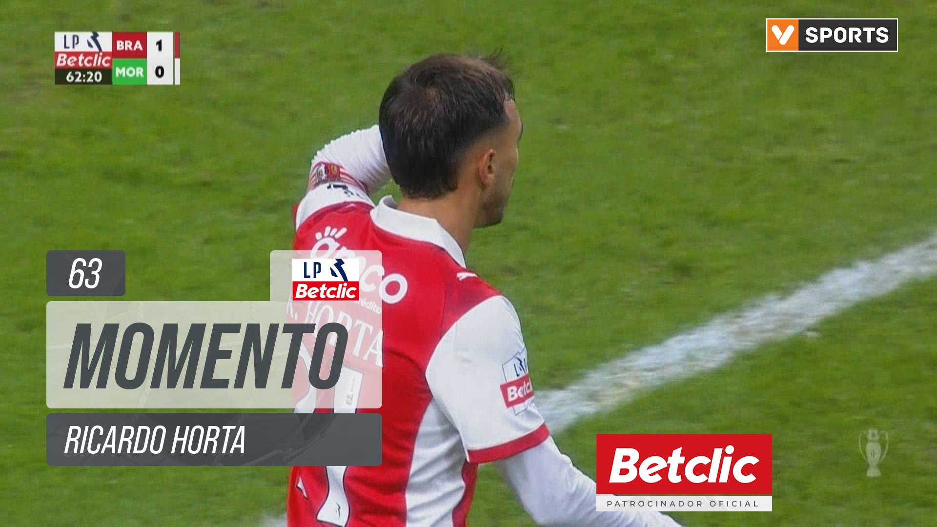 Braga, Jogada, Ricardo Horta aos 63'