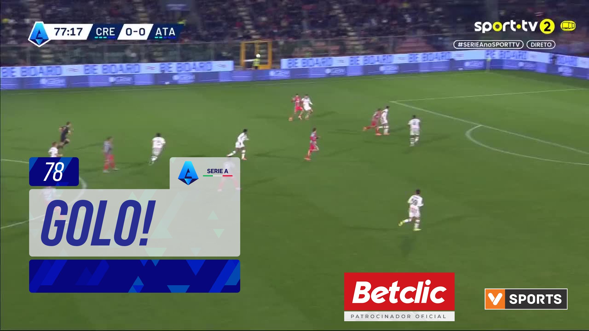 Serie A (8ª Jornada): Resumo Cremonese 1-1 Atalanta