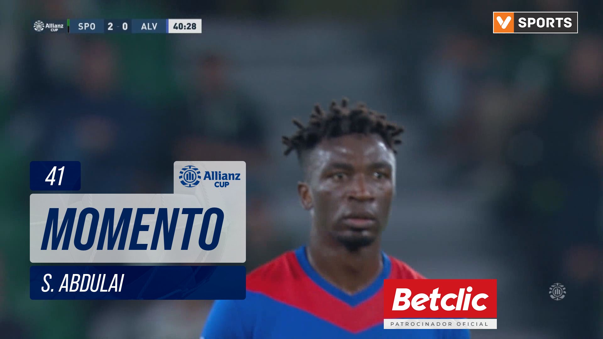 Alverca, Jogada, S. Abdulai aos 41'